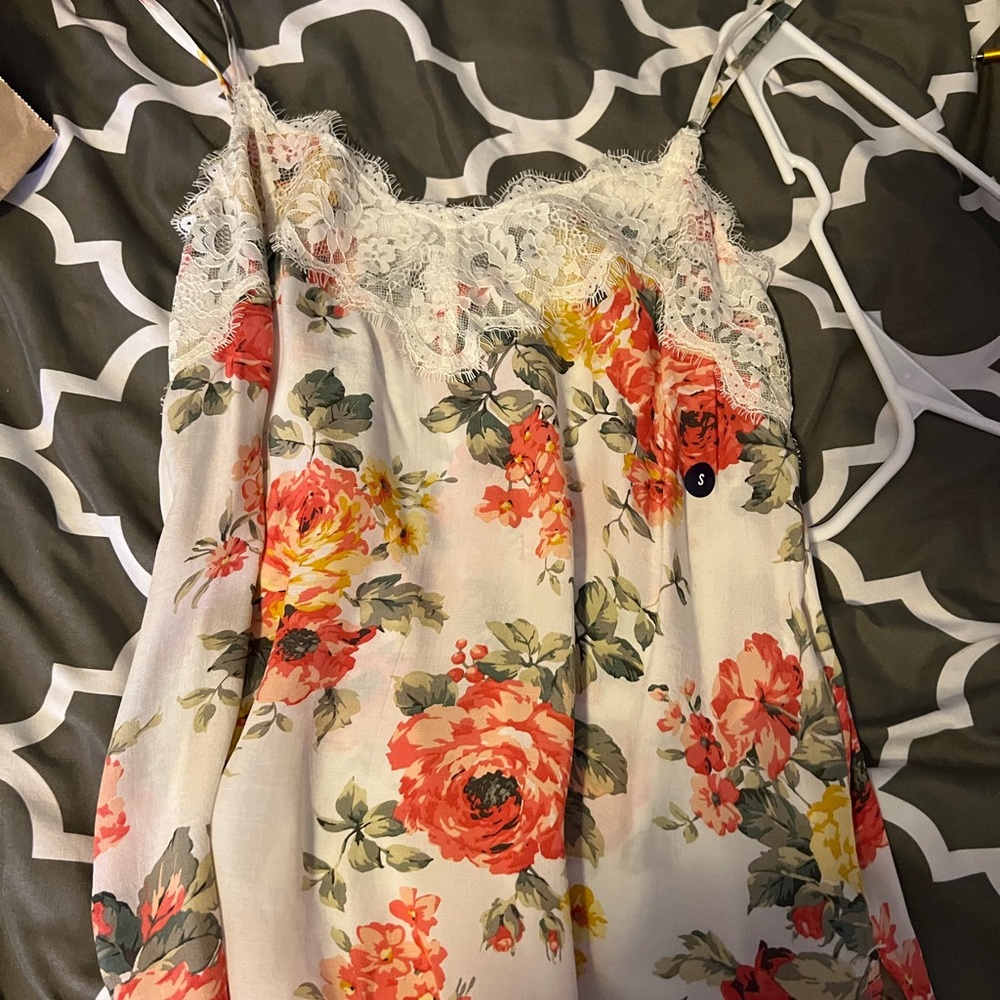 floral tank too from Abercrombie